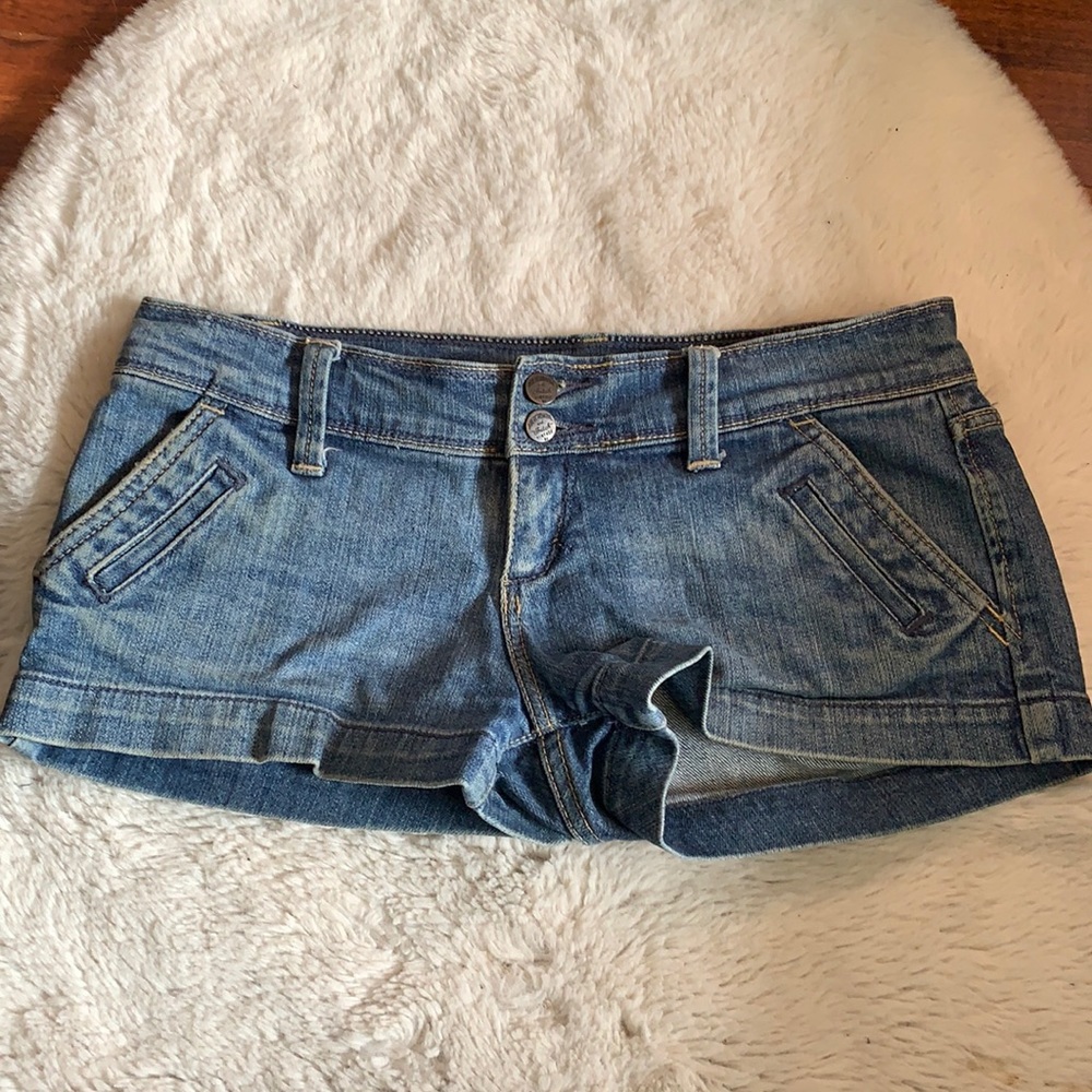 Vintage Abercrombie & Fitch Blue Denim Jean Shorts